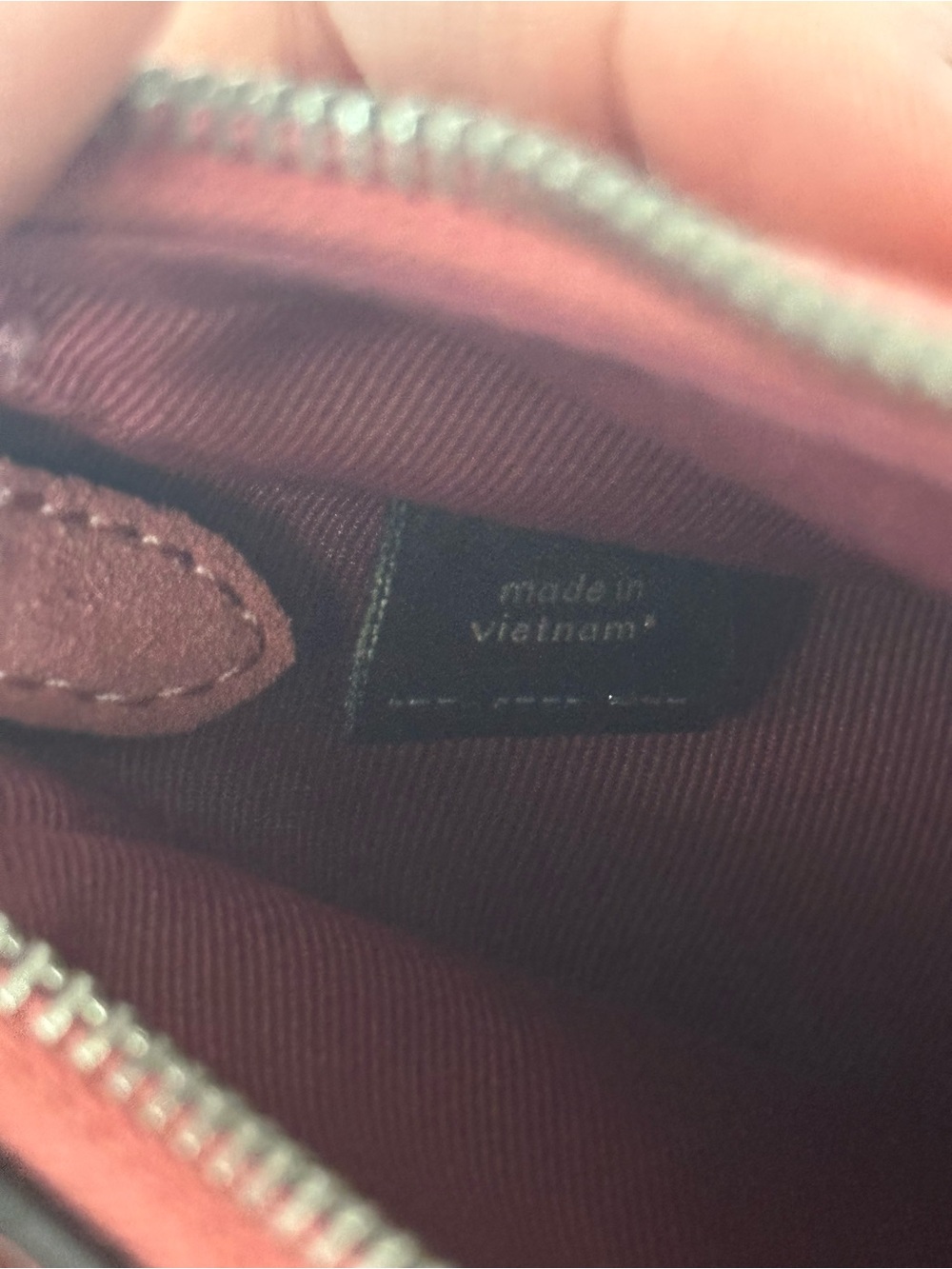 Coach Ashton mini, in pink suede - Picture 7 of 8